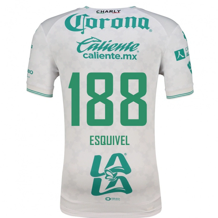 Danxen Heren Bruno Esquivel #188 Lichtgroen Wit Uitshirt Uittenue 2026/27 T-Shirt