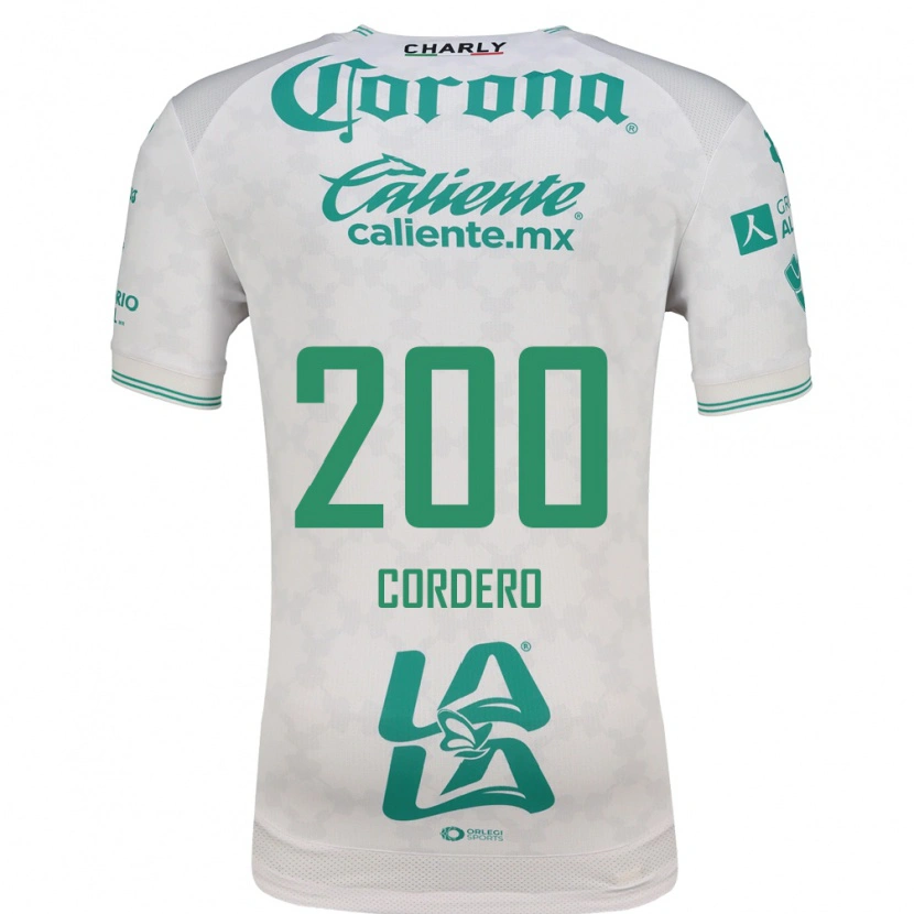 Danxen Heren Mario Cordero #200 Lichtgroen Wit Uitshirt Uittenue 2026/27 T-Shirt