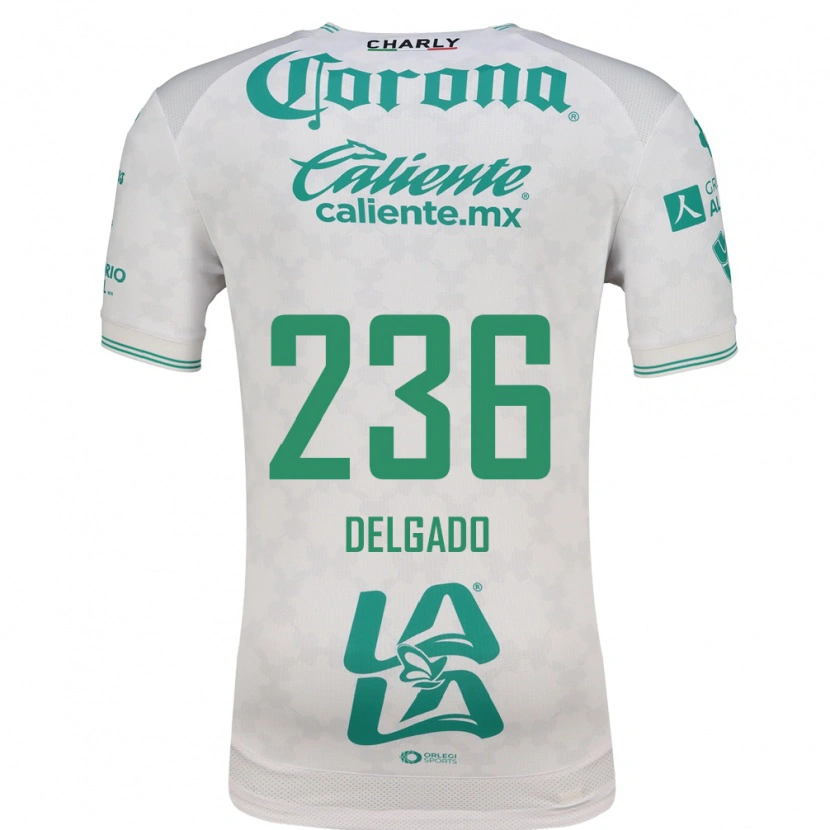 Danxen Heren Ansel Delgado #236 Lichtgroen Wit Uitshirt Uittenue 2026/27 T-Shirt