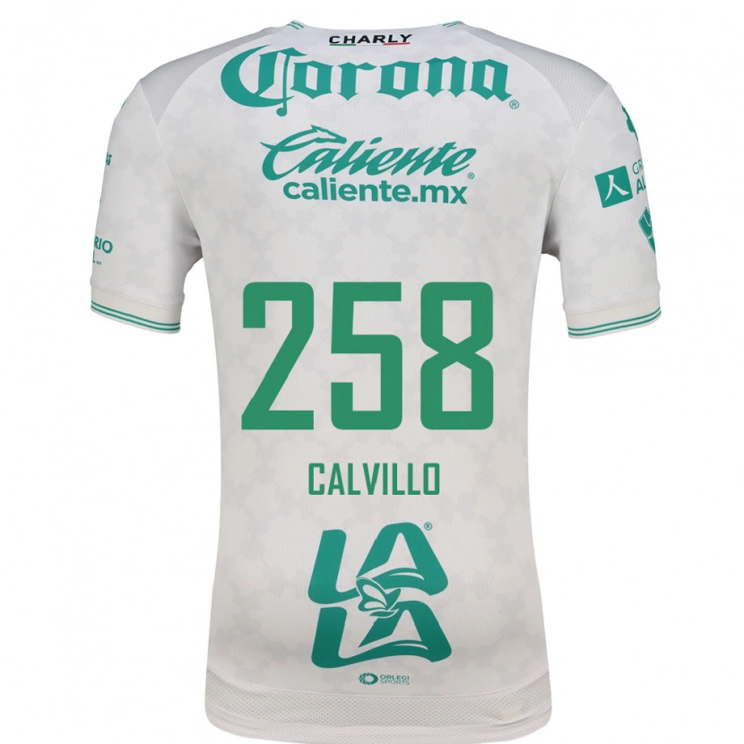 Danxen Heren Carlos Calvillo #258 Lichtgroen Wit Uitshirt Uittenue 2026/27 T-Shirt