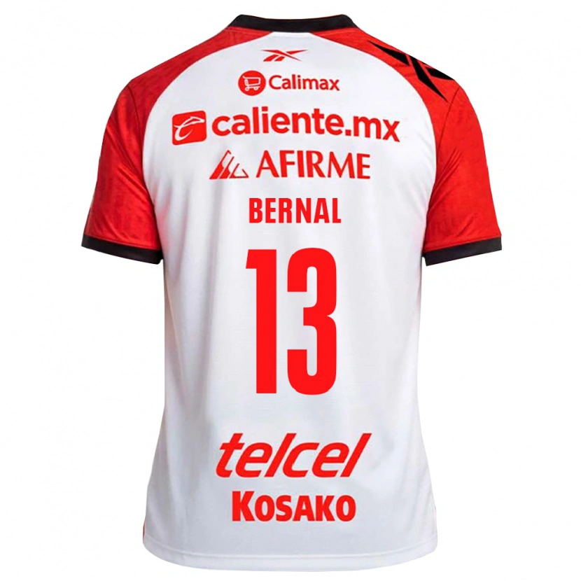 Danxen Heren Mayra Pelayo Bernal #13 Wit Zwart Rood Uitshirt Uittenue 2026/27 T-Shirt