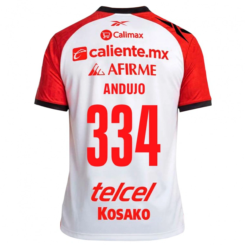 Danxen Heren Favio Andujo #334 Wit Zwart Rood Uitshirt Uittenue 2026/27 T-Shirt