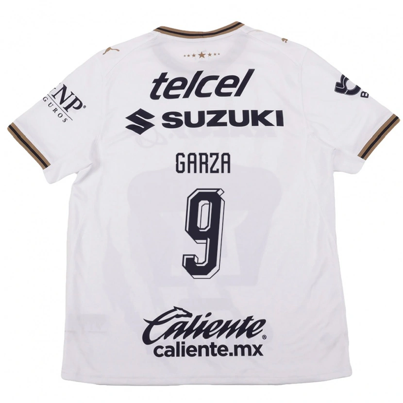Danxen Heren Dinora Garza #9 Wit Zwart Bruin Uitshirt Uittenue 2026/27 T-Shirt