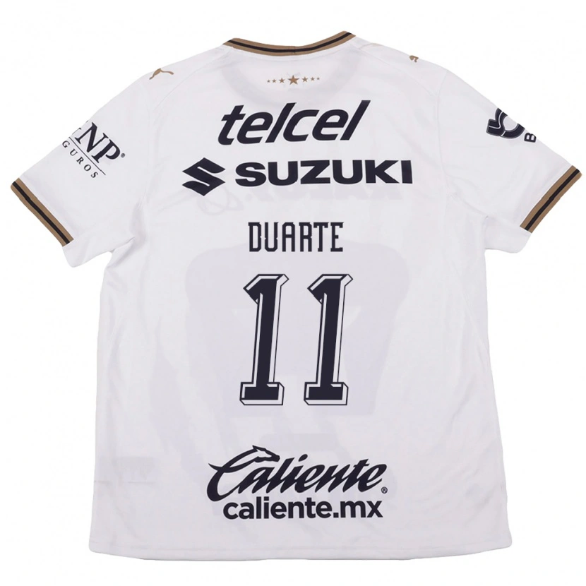 Danxen Heren Luz Duarte #11 Wit Zwart Bruin Uitshirt Uittenue 2026/27 T-Shirt
