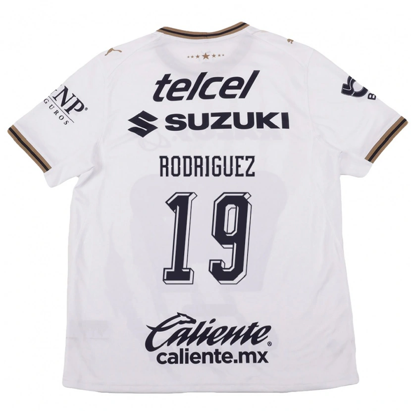 Danxen Heren Yaneisy Rodriguez #19 Wit Zwart Bruin Uitshirt Uittenue 2026/27 T-Shirt