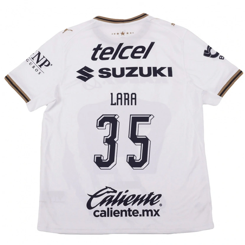 Danxen Heren Pablo Lara #35 Wit Zwart Bruin Uitshirt Uittenue 2026/27 T-Shirt