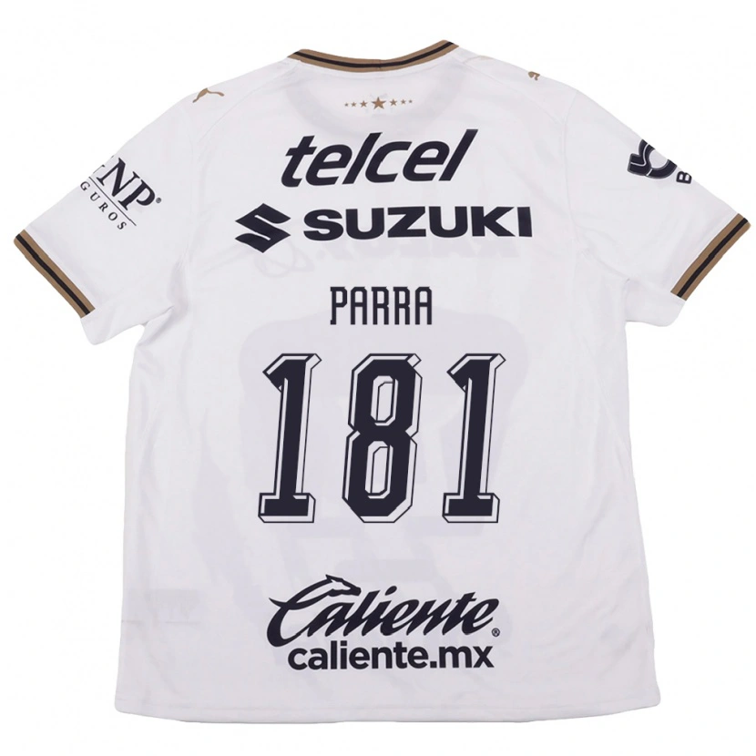 Danxen Heren Rodrigo Parra #181 Wit Zwart Bruin Uitshirt Uittenue 2026/27 T-Shirt