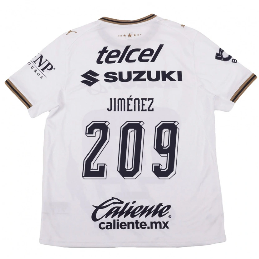Danxen Heren Norberto Jiménez #209 Wit Zwart Bruin Uitshirt Uittenue 2026/27 T-Shirt