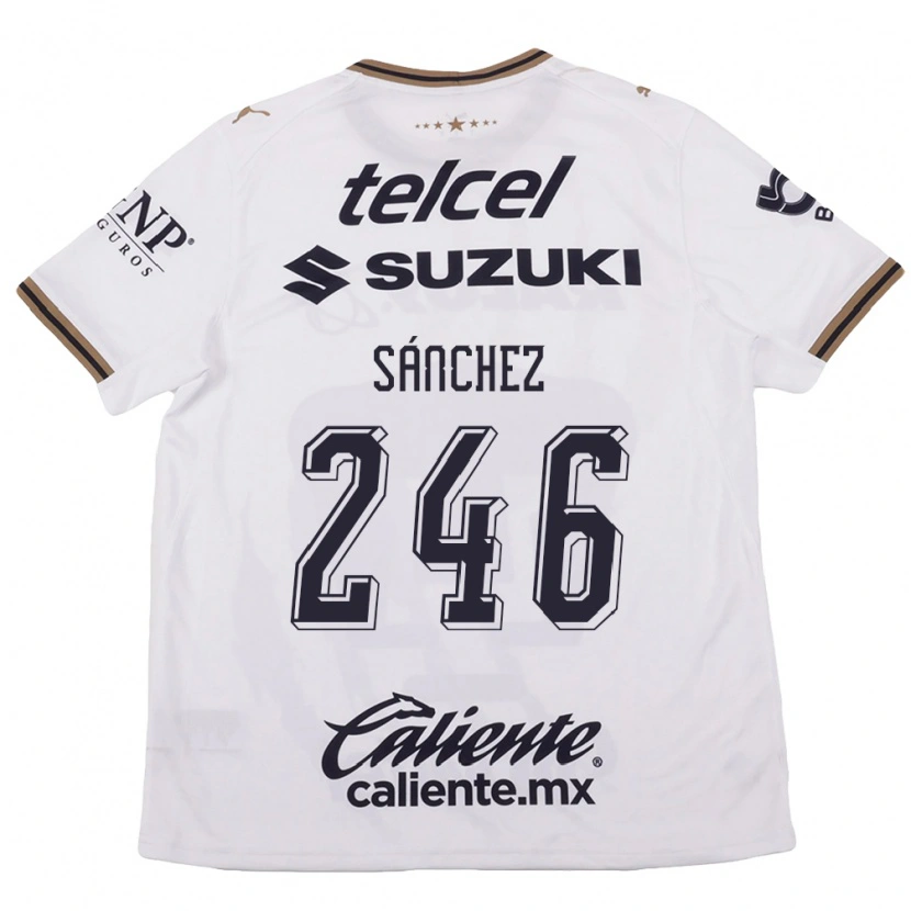 Danxen Heren Oswaldo Sánchez #246 Wit Zwart Bruin Uitshirt Uittenue 2026/27 T-Shirt