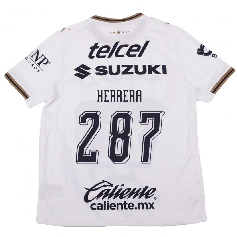 Danxen Heren Sebastián Herrera #287 Wit Zwart Bruin Uitshirt Uittenue 2026/27 T-Shirt