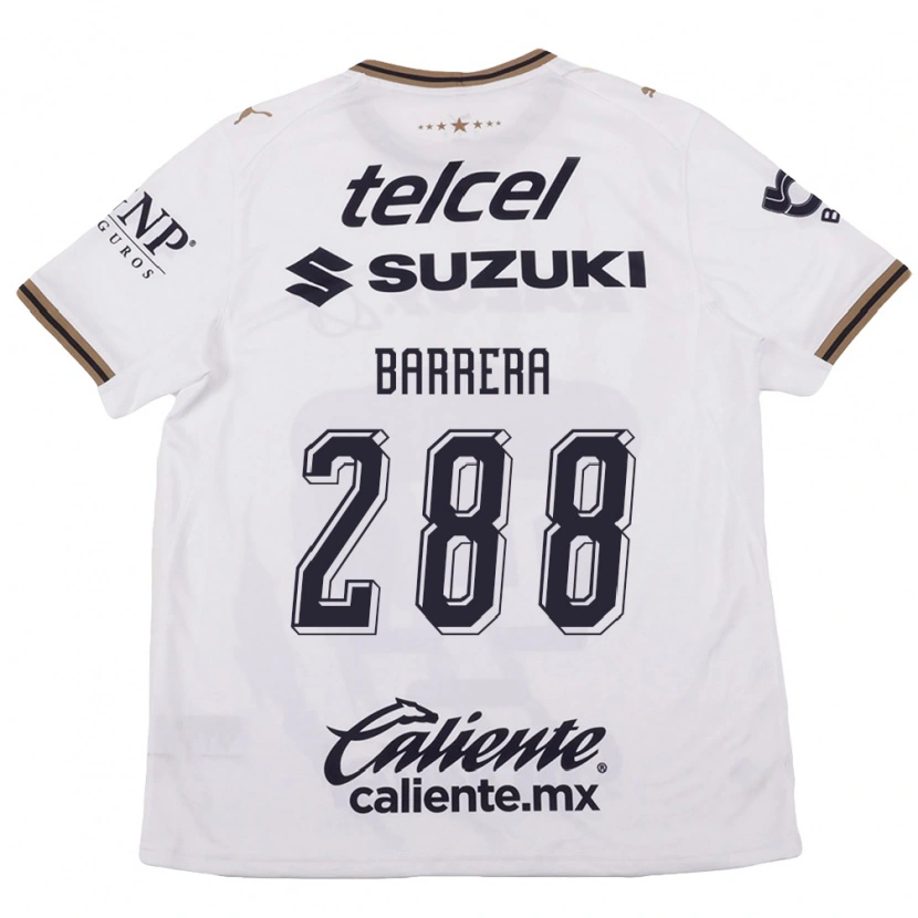 Danxen Heren Diego Barrera #288 Wit Zwart Bruin Uitshirt Uittenue 2026/27 T-Shirt