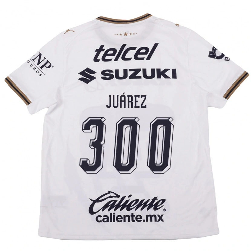 Danxen Heren Jonathan Juárez #300 Wit Zwart Bruin Uitshirt Uittenue 2026/27 T-Shirt