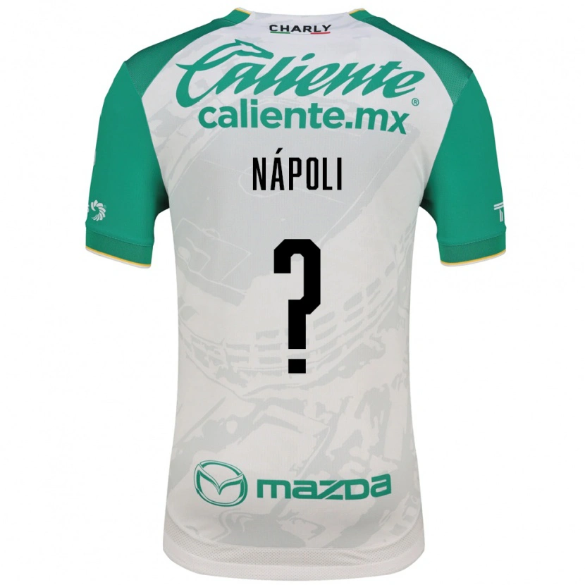 Danxen Heren Gonzalo Nápoli #0 Lichtgroen Wit Uitshirt Uittenue 2026/27 T-Shirt