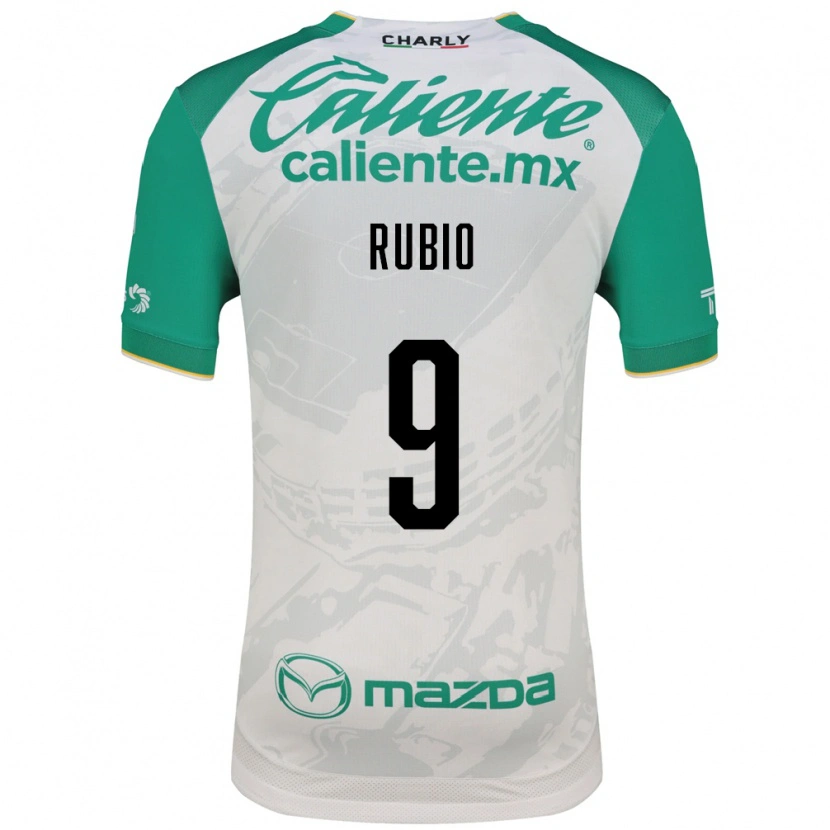 Danxen Heren Brian Rubio #9 Lichtgroen Wit Uitshirt Uittenue 2026/27 T-Shirt