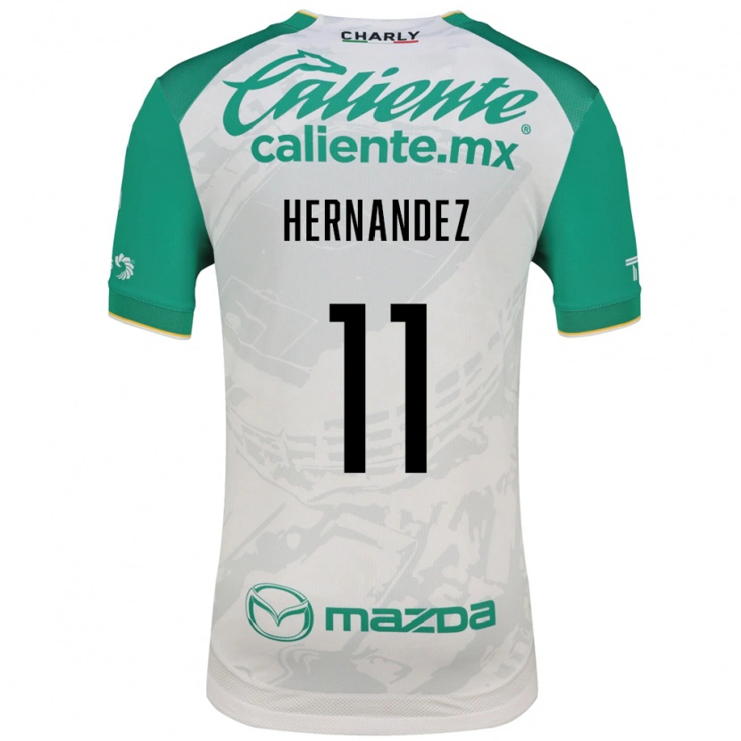 Danxen Heren Elías Hernández #11 Lichtgroen Wit Uitshirt Uittenue 2026/27 T-Shirt