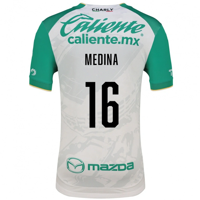 Danxen Heren Alan Medina #16 Lichtgroen Wit Uitshirt Uittenue 2026/27 T-Shirt