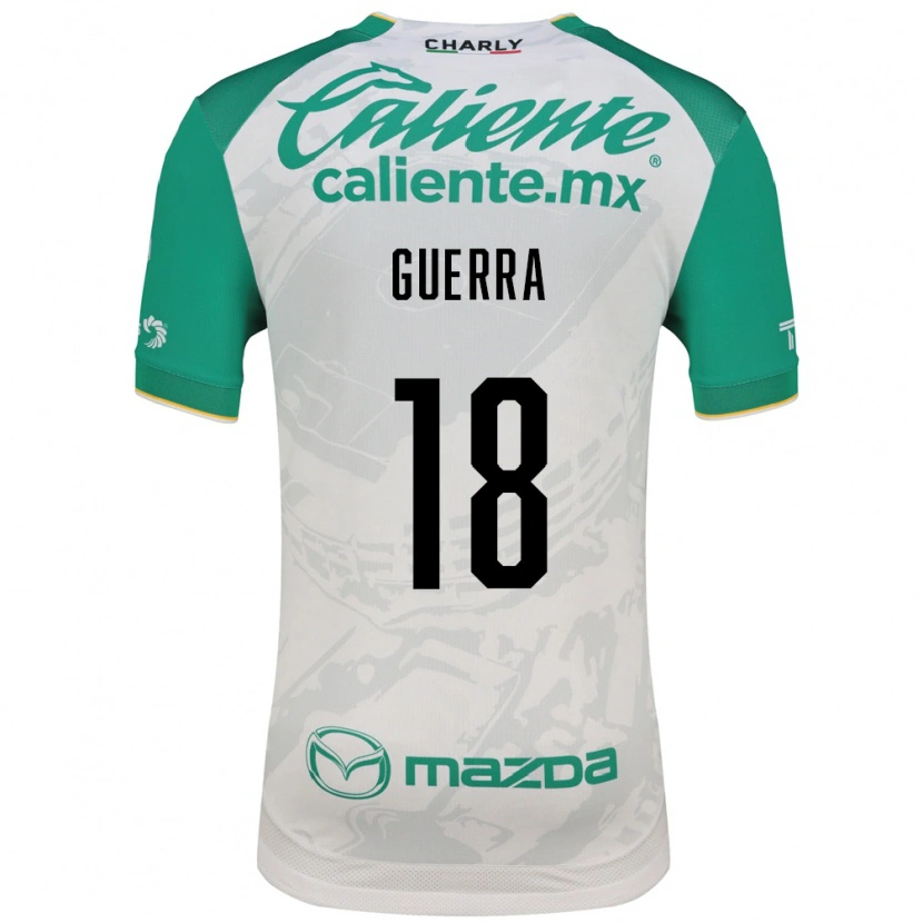 Danxen Heren Edgar Guerra #18 Lichtgroen Wit Uitshirt Uittenue 2026/27 T-Shirt
