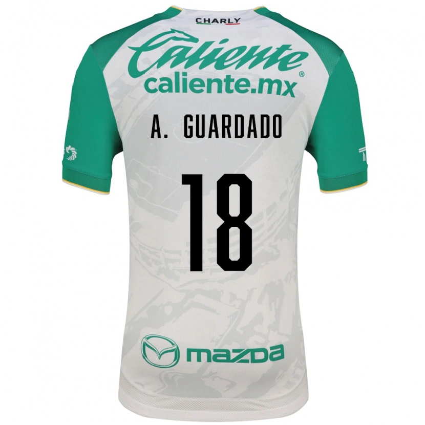 Danxen Heren Andres Guardado #18 Lichtgroen Wit Uitshirt Uittenue 2026/27 T-Shirt