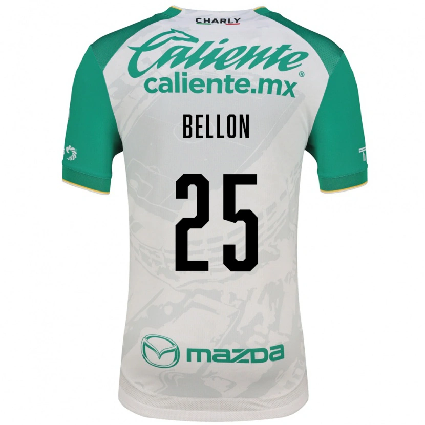 Danxen Heren Paul Bellón #25 Lichtgroen Wit Uitshirt Uittenue 2026/27 T-Shirt