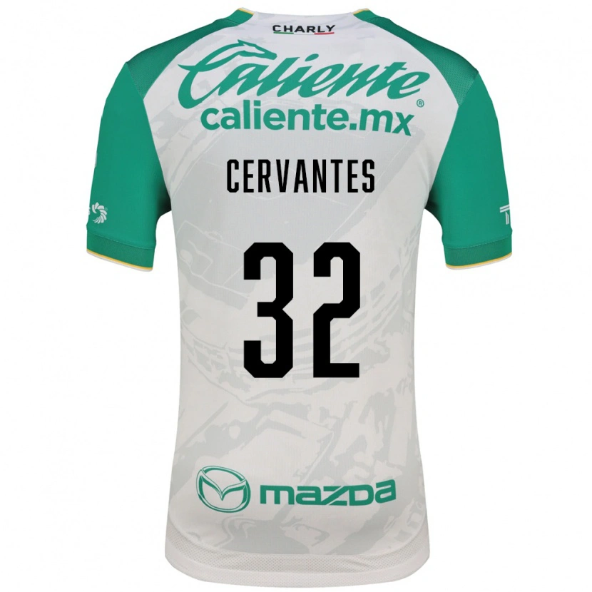 Danxen Heren Luis Cervantes #32 Lichtgroen Wit Uitshirt Uittenue 2026/27 T-Shirt