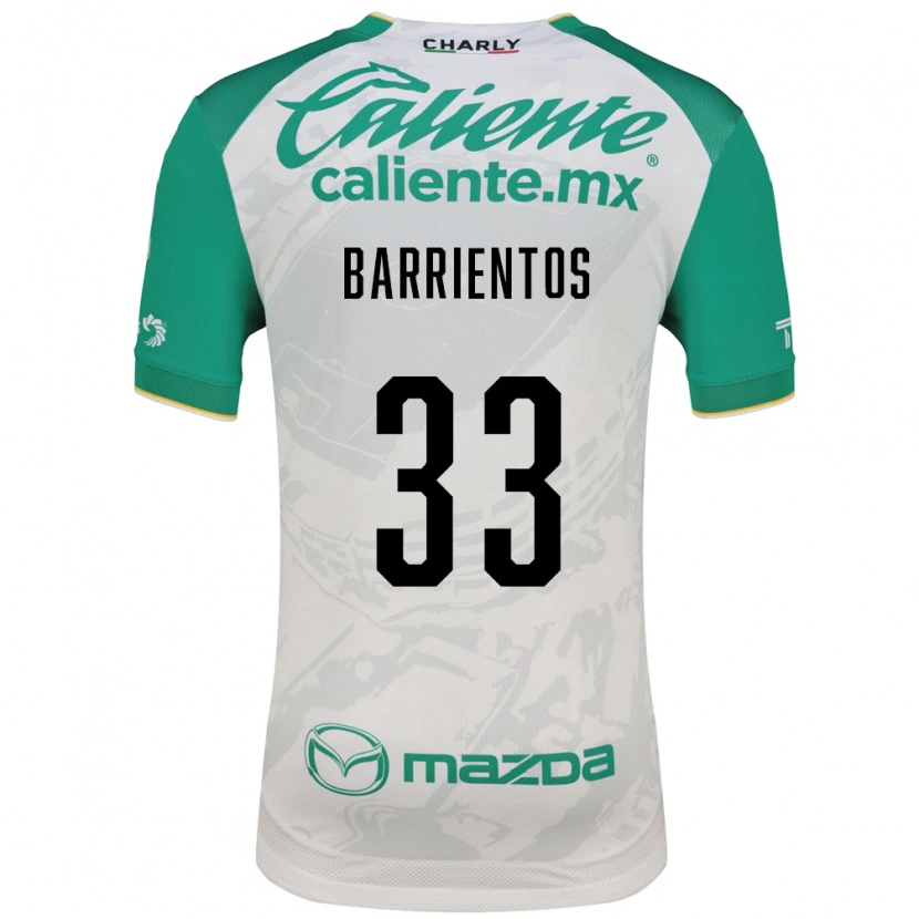 Danxen Heren Yashira Barrientos #33 Lichtgroen Wit Uitshirt Uittenue 2026/27 T-Shirt