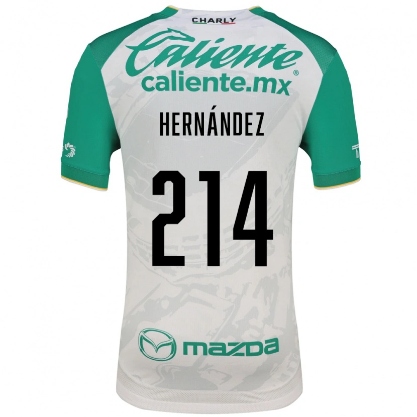Danxen Heren Iván Hernández #214 Lichtgroen Wit Uitshirt Uittenue 2026/27 T-Shirt