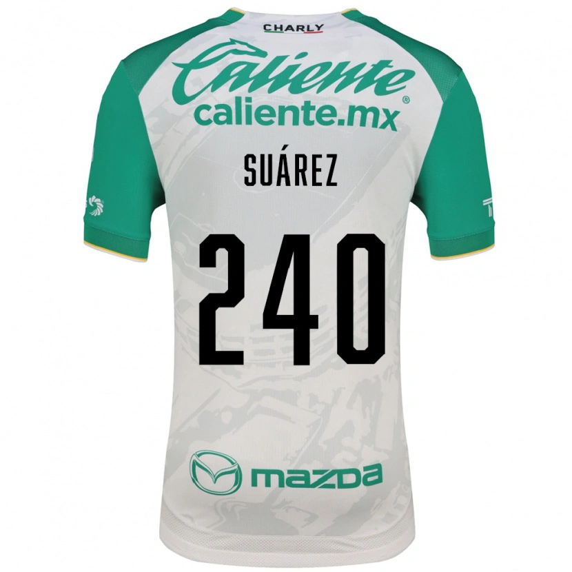 Danxen Heren Donovan Suárez #240 Lichtgroen Wit Uitshirt Uittenue 2026/27 T-Shirt