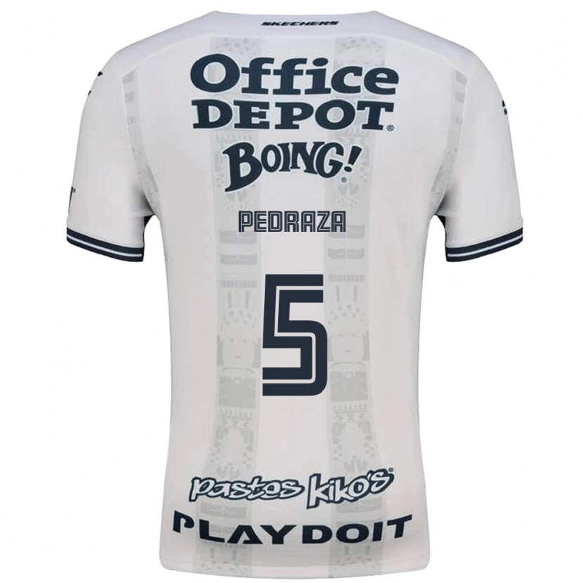 Danxen Heren Pedro Pedraza #5 Rood Wit Zwart Uitshirt Uittenue 2026/27 T-Shirt