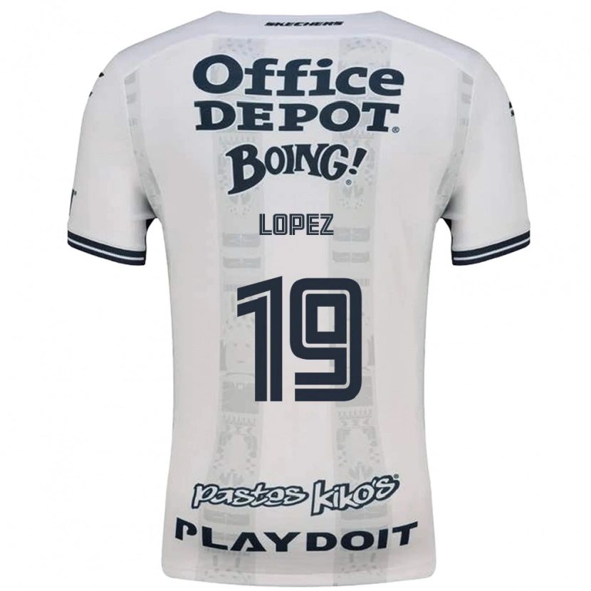 Danxen Heren Javier Eduardo López #19 Rood Wit Zwart Uitshirt Uittenue 2026/27 T-Shirt