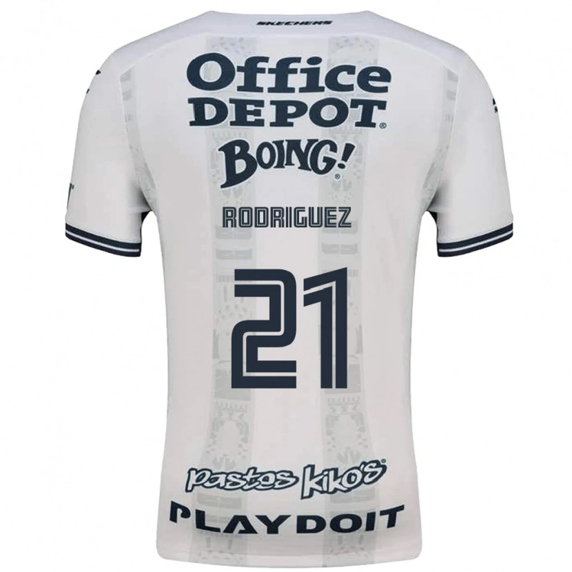 Danxen Heren Valentín Rodríguez #21 Rood Wit Zwart Uitshirt Uittenue 2026/27 T-Shirt