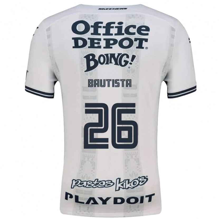 Danxen Heren Alán Bautista #26 Rood Wit Zwart Uitshirt Uittenue 2026/27 T-Shirt