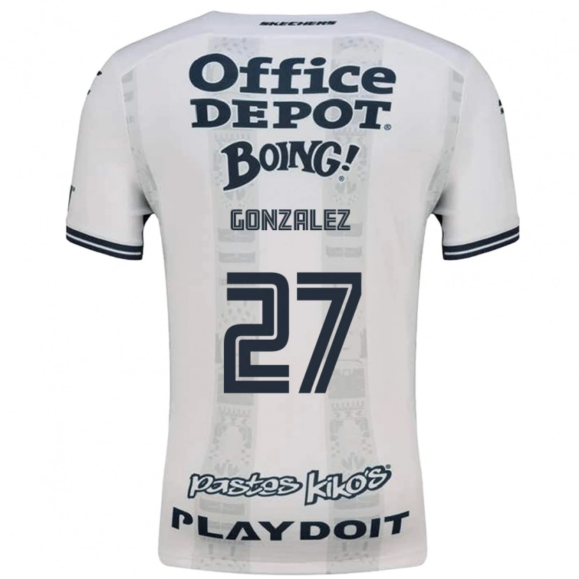 Danxen Heren Owen González #27 Rood Wit Zwart Uitshirt Uittenue 2026/27 T-Shirt