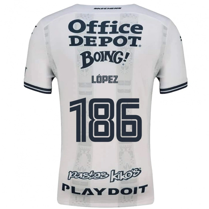 Danxen Heren Ángel López #186 Rood Wit Zwart Uitshirt Uittenue 2026/27 T-Shirt