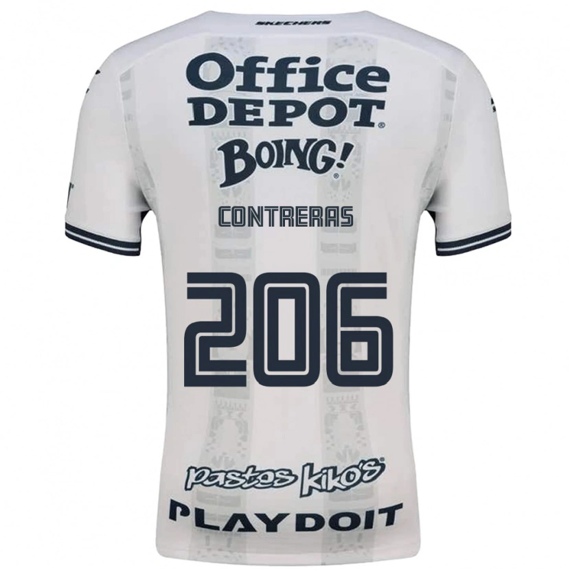 Danxen Heren Thomas Contreras #206 Rood Wit Zwart Uitshirt Uittenue 2026/27 T-Shirt