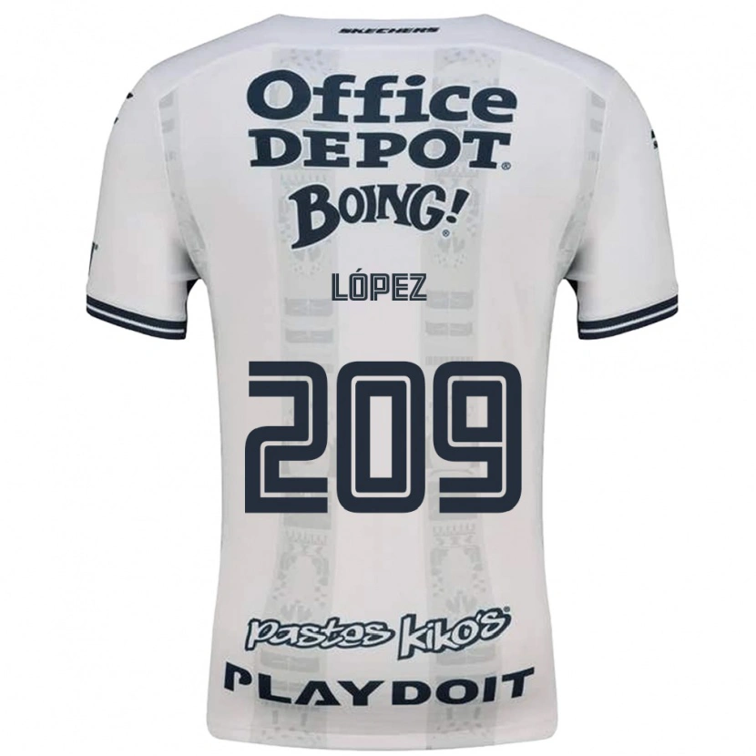 Danxen Heren Santiago López #209 Rood Wit Zwart Uitshirt Uittenue 2026/27 T-Shirt