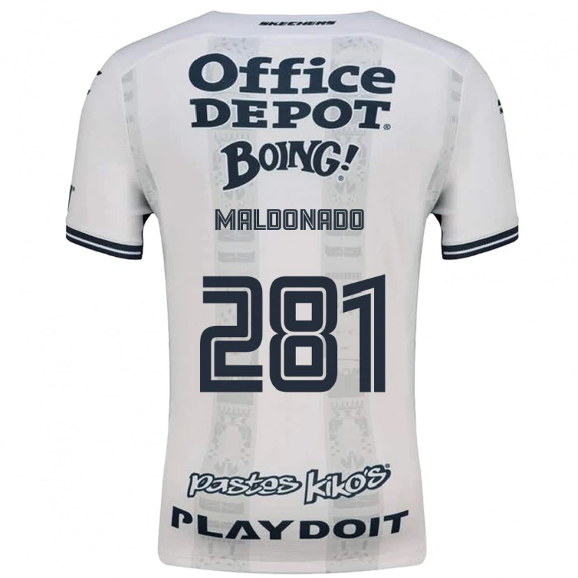 Danxen Heren Iker Maldonado #281 Rood Wit Zwart Uitshirt Uittenue 2026/27 T-Shirt