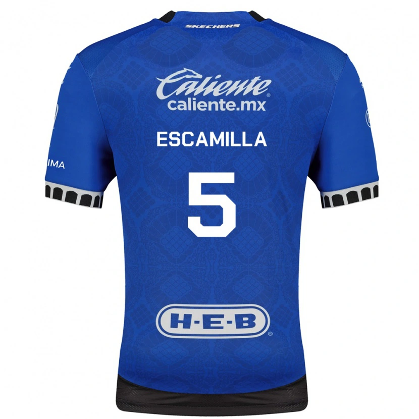 Danxen Heren Kevin Escamilla #5 Koninklijk Blauw Wit Zwart Uitshirt Uittenue 2026/27 T-Shirt