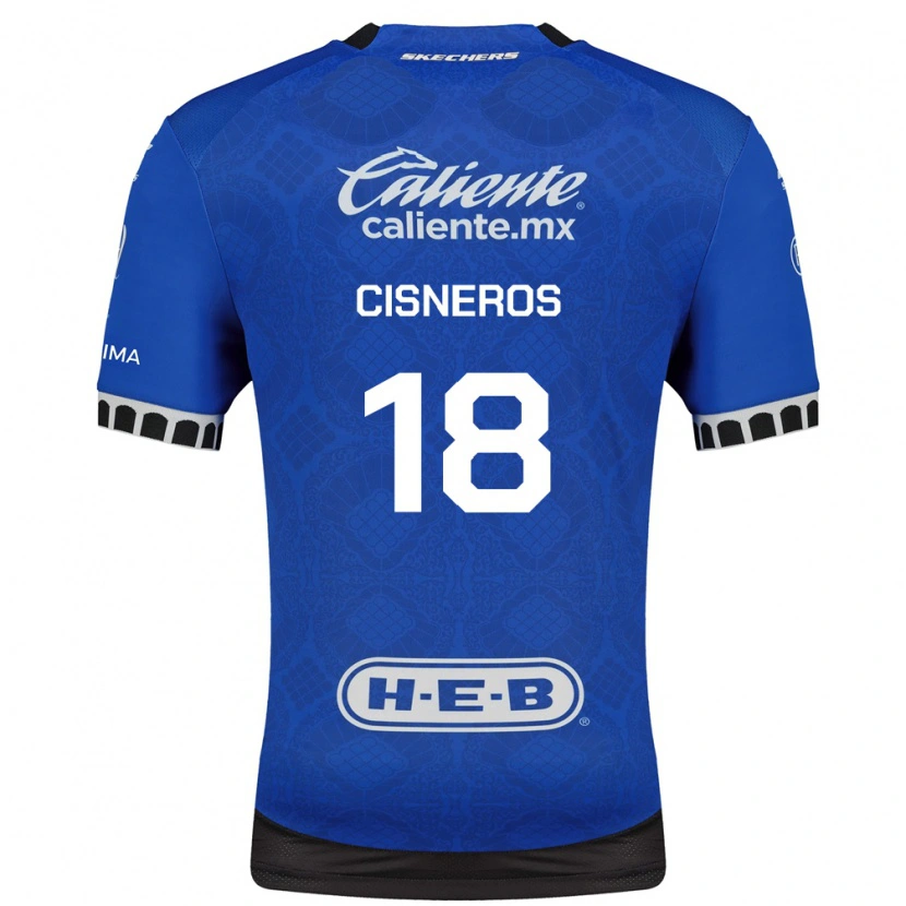 Danxen Heren Ronaldo Cisneros #18 Koninklijk Blauw Wit Zwart Uitshirt Uittenue 2026/27 T-Shirt