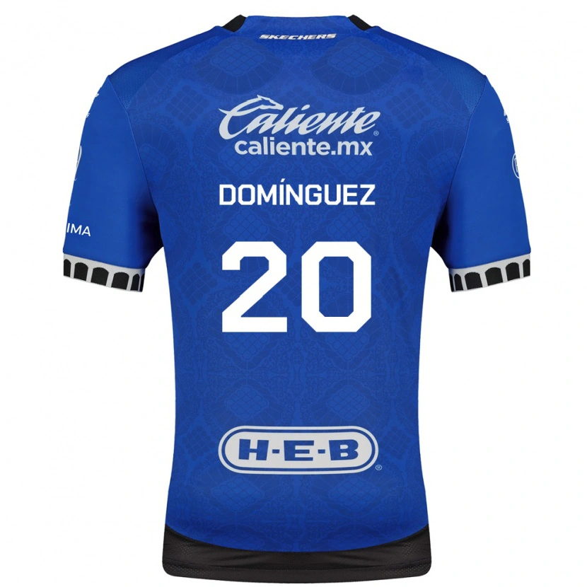 Danxen Heren Misael Dominguez #20 Koninklijk Blauw Wit Zwart Uitshirt Uittenue 2026/27 T-Shirt