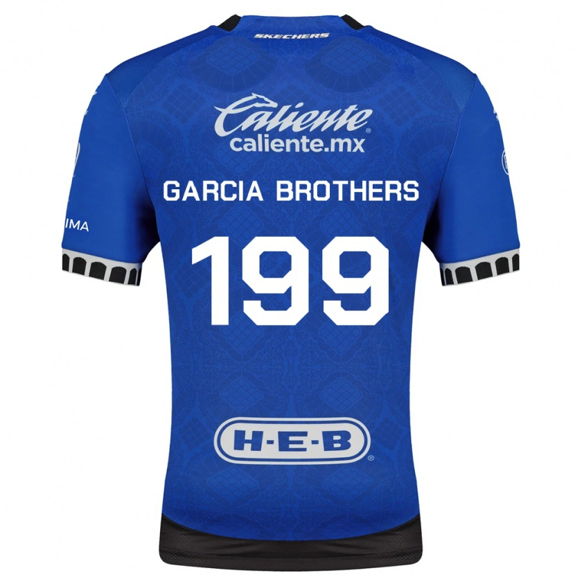 Danxen Heren Sergio Garcia Brothers #199 Koninklijk Blauw Wit Zwart Uitshirt Uittenue 2026/27 T-Shirt