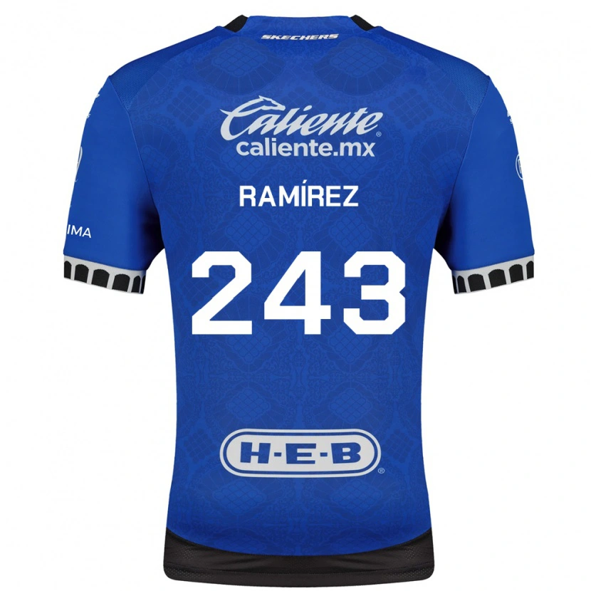 Danxen Heren Eleazar Ramírez #243 Koninklijk Blauw Wit Zwart Uitshirt Uittenue 2026/27 T-Shirt