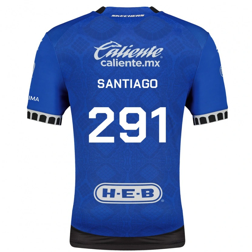 Danxen Heren Santiago De La Barrera #291 Koninklijk Blauw Wit Zwart Uitshirt Uittenue 2026/27 T-Shirt