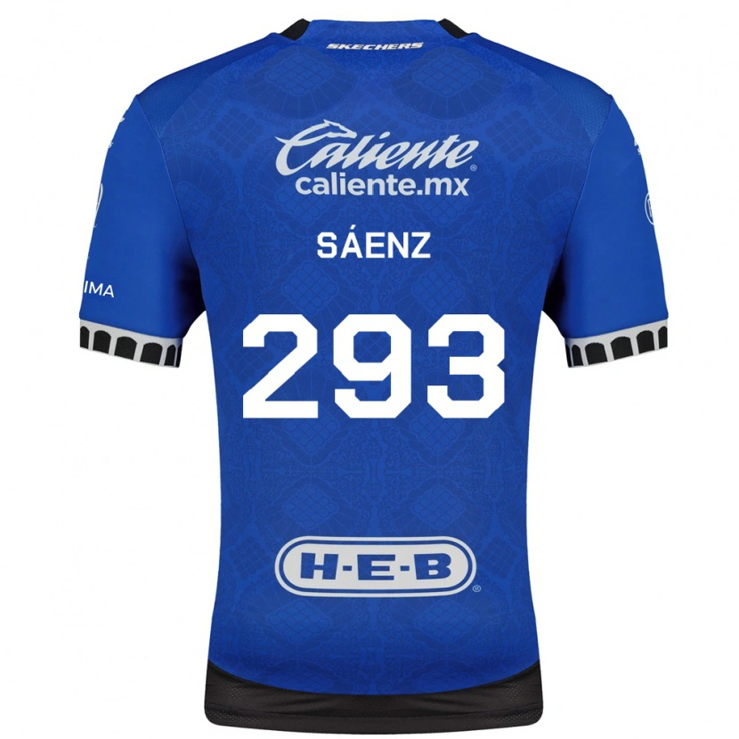 Danxen Heren Nicolás Sáenz #293 Koninklijk Blauw Wit Zwart Uitshirt Uittenue 2026/27 T-Shirt