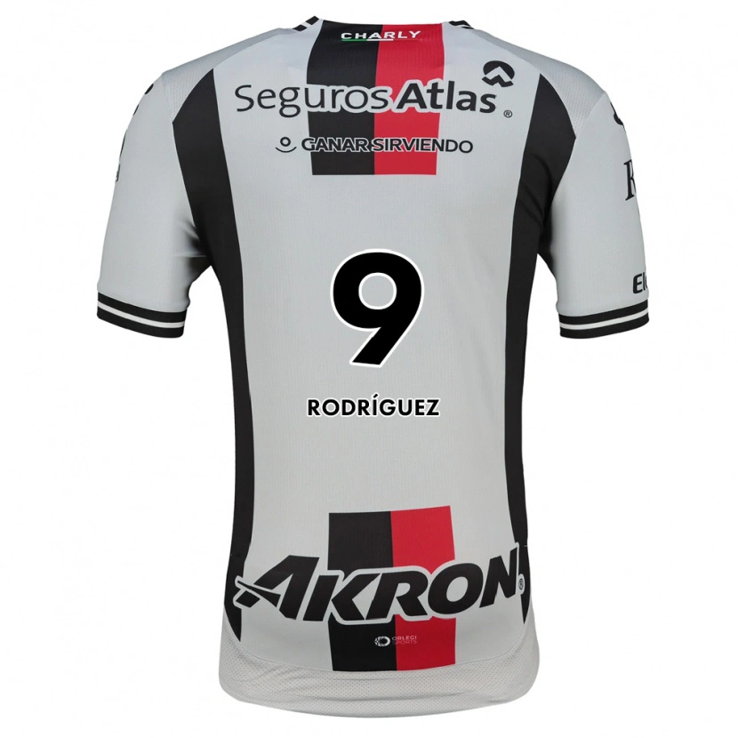 Danxen Heren Agustín Rodríguez #9 Wit Rood Zwart Uitshirt Uittenue 2026/27 T-Shirt