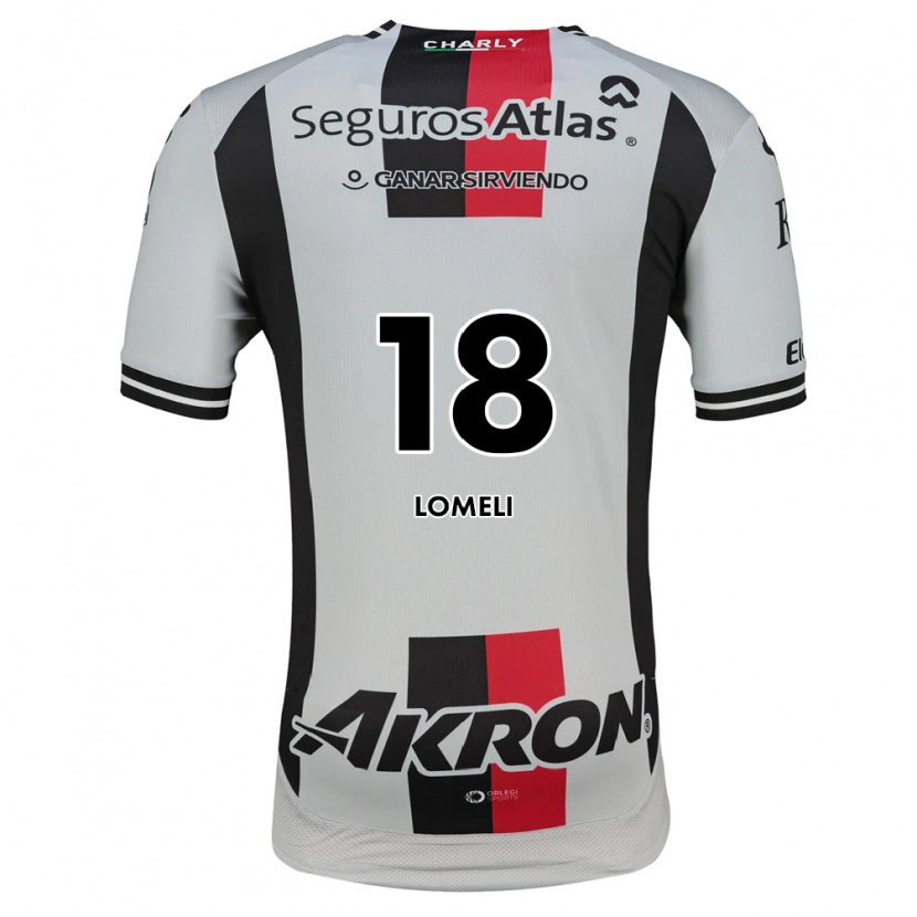 Danxen Heren Alejandra Lomelí #18 Wit Rood Zwart Uitshirt Uittenue 2026/27 T-Shirt