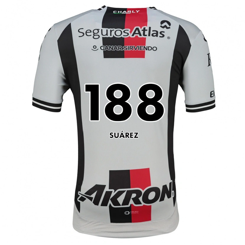 Danxen Heren Luis Suárez #188 Wit Rood Zwart Uitshirt Uittenue 2026/27 T-Shirt