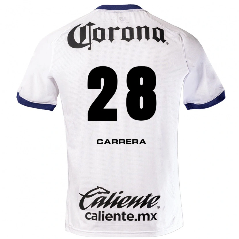 Danxen Heren Nico Carrera #28 Wit Blauw Zwart Uitshirt Uittenue 2026/27 T-Shirt