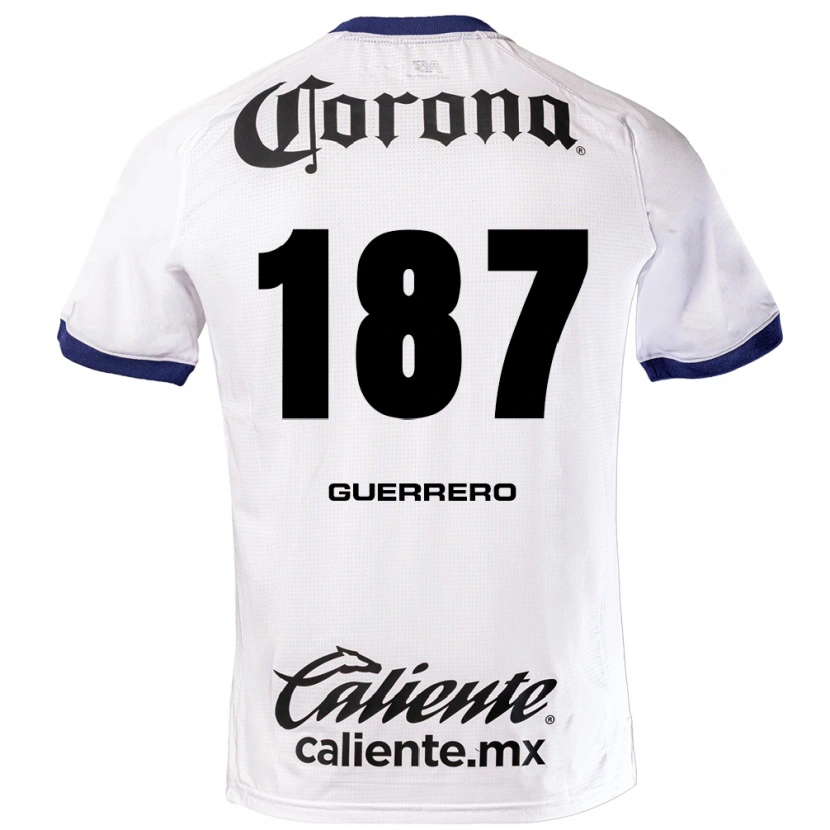 Danxen Heren Dominic Guerrero #187 Wit Blauw Zwart Uitshirt Uittenue 2026/27 T-Shirt