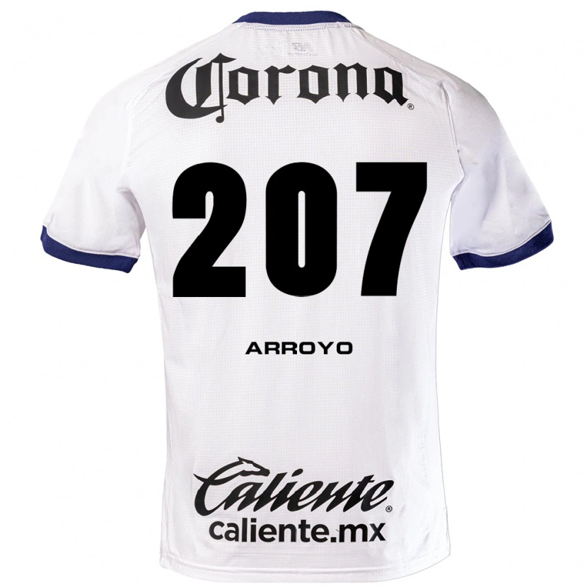Danxen Heren José Arroyo #207 Wit Blauw Zwart Uitshirt Uittenue 2026/27 T-Shirt