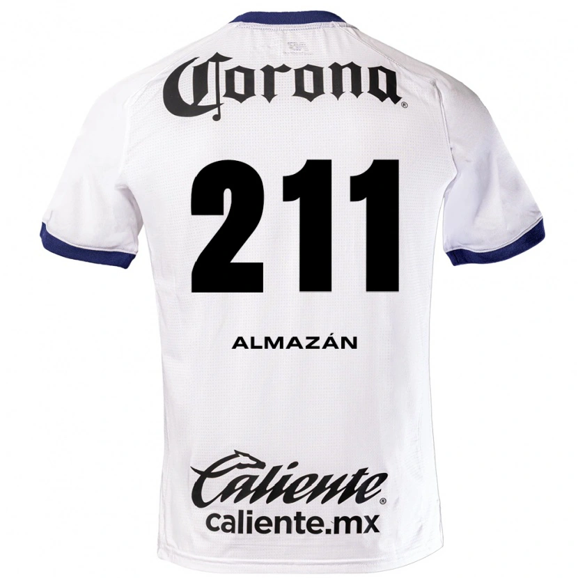 Danxen Heren Fernando Almazán #211 Wit Blauw Zwart Uitshirt Uittenue 2026/27 T-Shirt